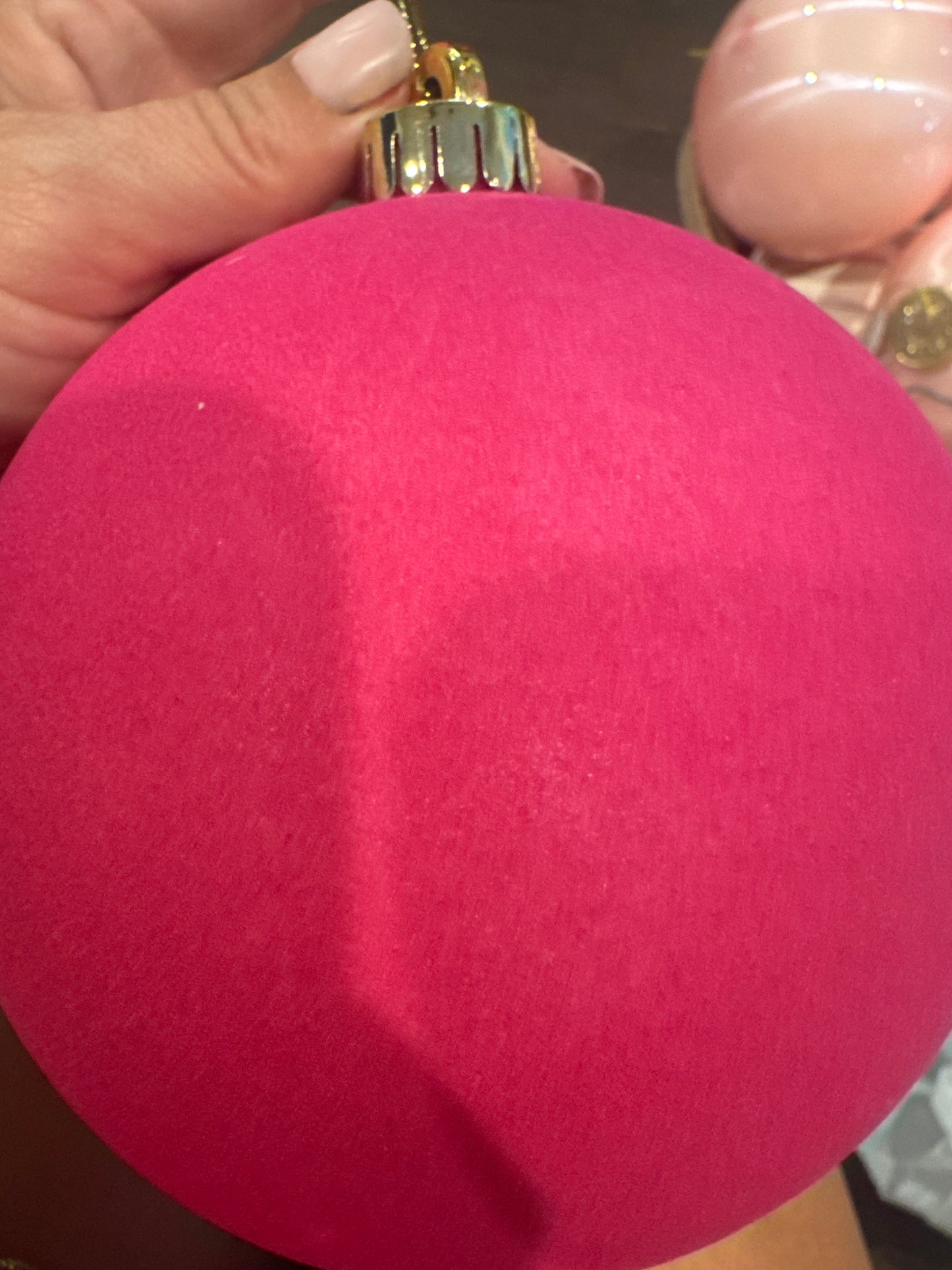 6” Hot Pink Orn