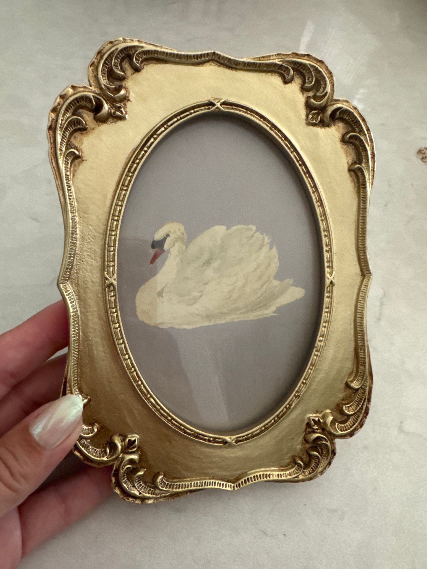 Small Gold Swan