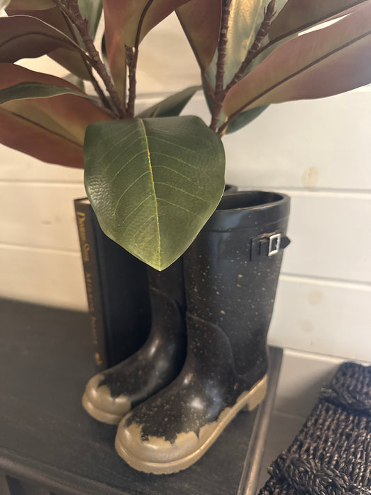 Rain Boot Planters