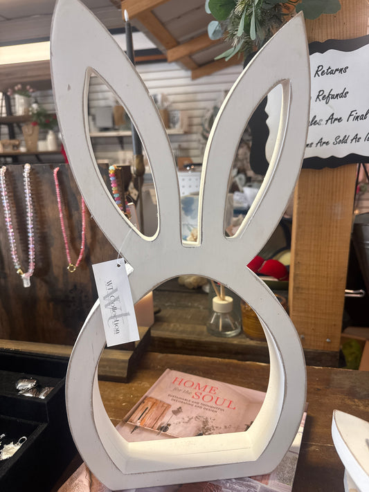 XL Wood Bunny Cutout