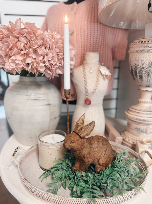 20” Light Peach Real Touch Hydrangeas