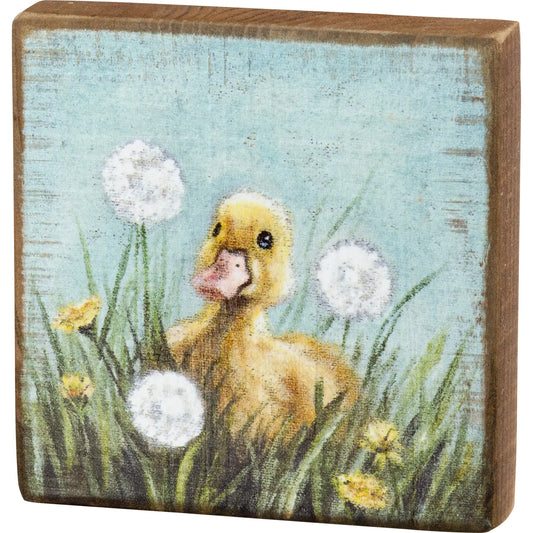 Duckling Block Sign