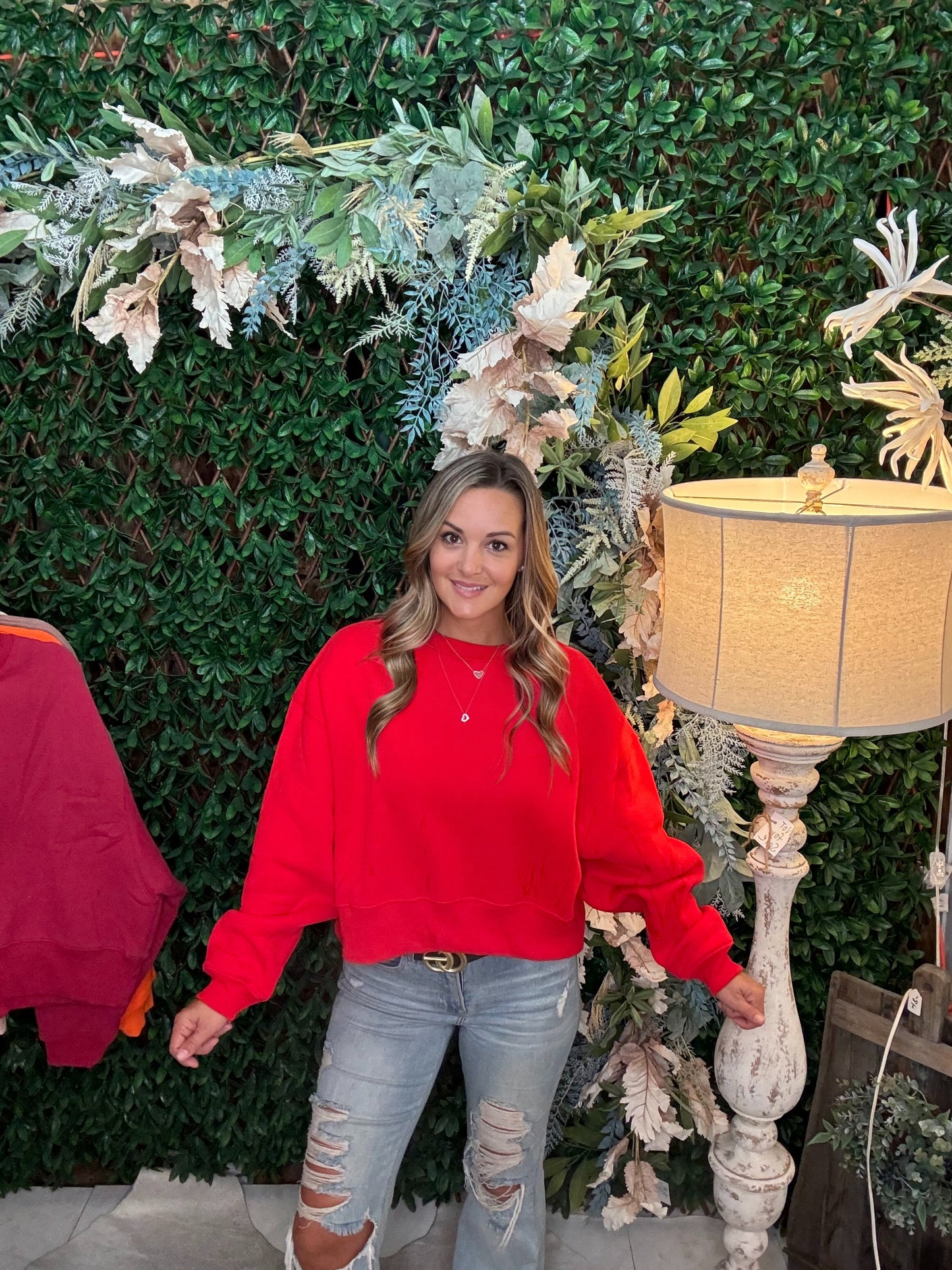 Red Sweatshirt