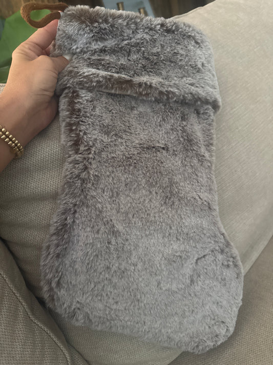 Brown Fur Stocking