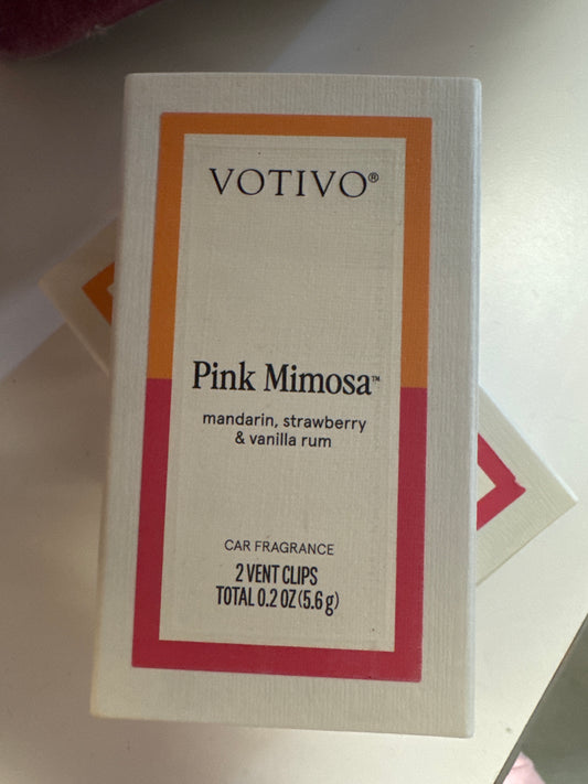 Votivo Pink Mimosa Car Fregrance
