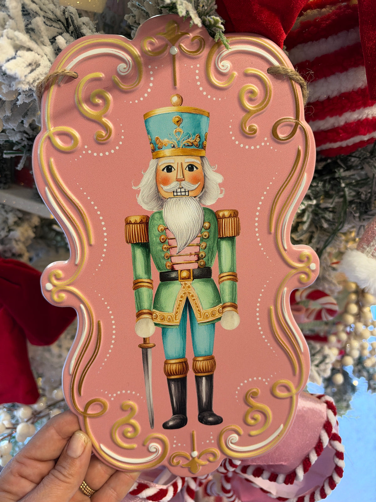 Pink Nutcracker Sign