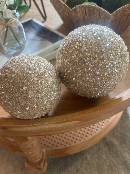 Champagne  Sparkle Orn