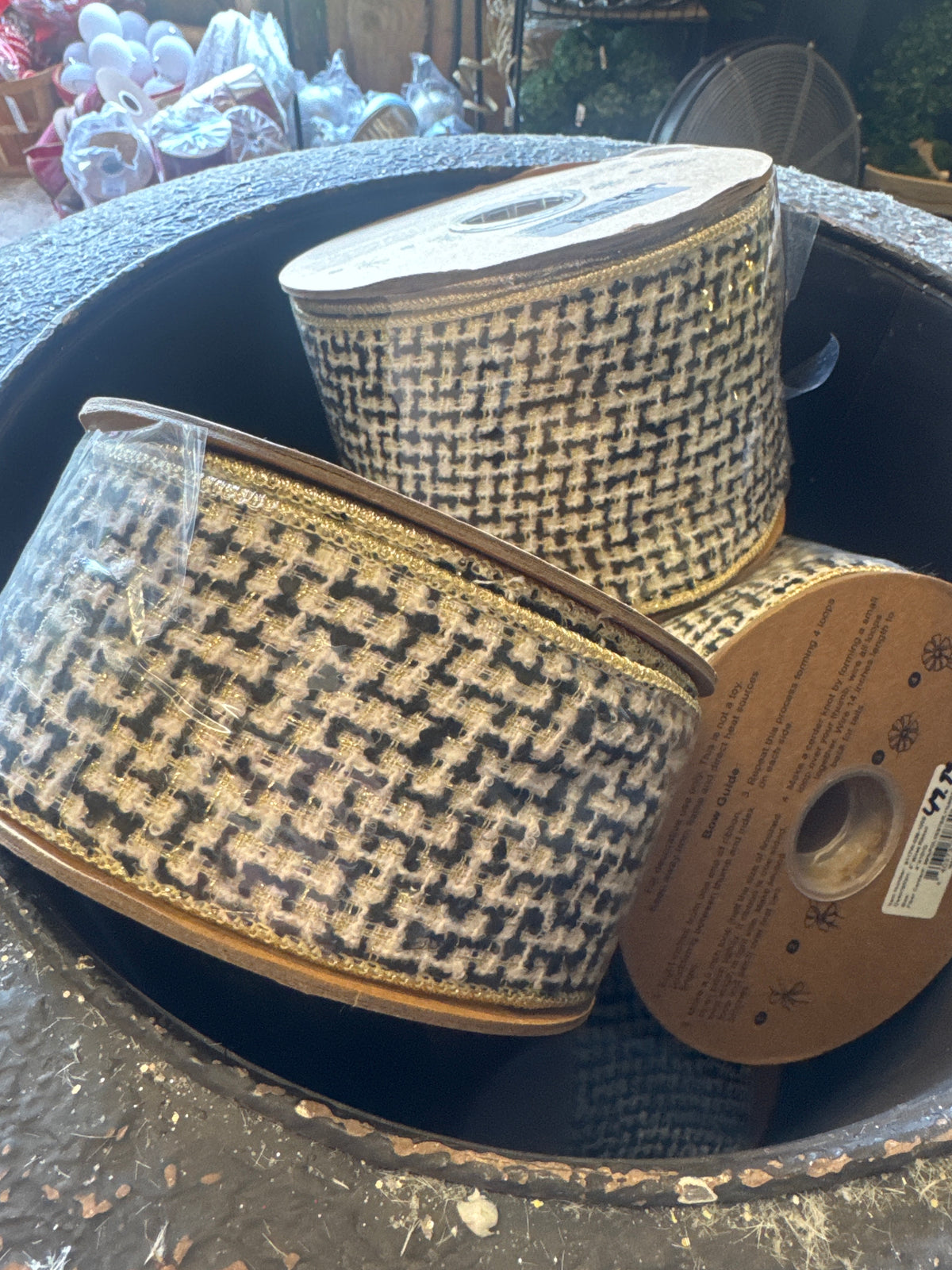 2.5” Jacquard Tweed
