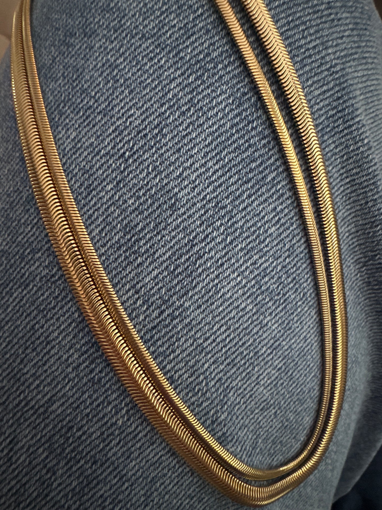 Double Snake Necklace