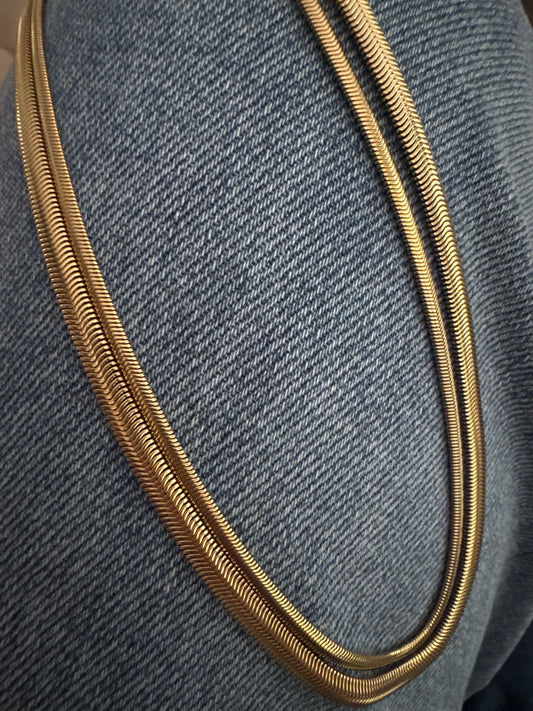 Double Snake Necklace