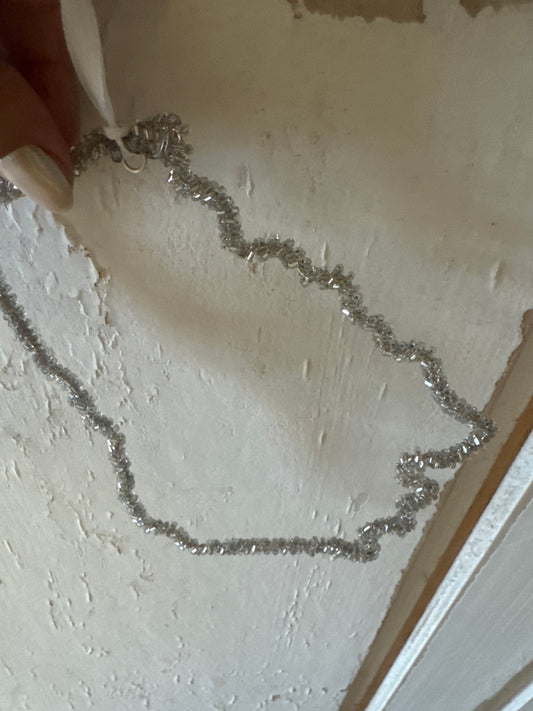 Georgia Silver Beaded