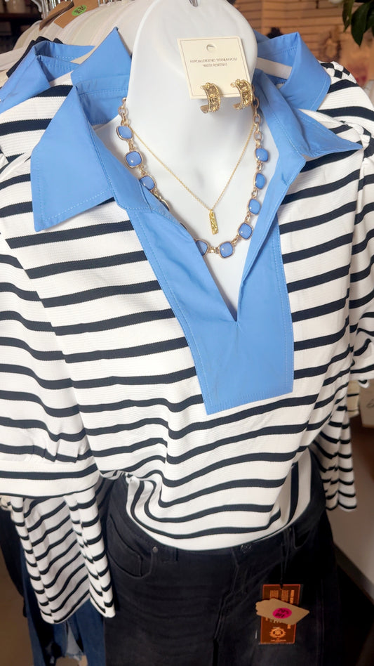 Stripe Polo