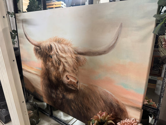 Highland Cow Art