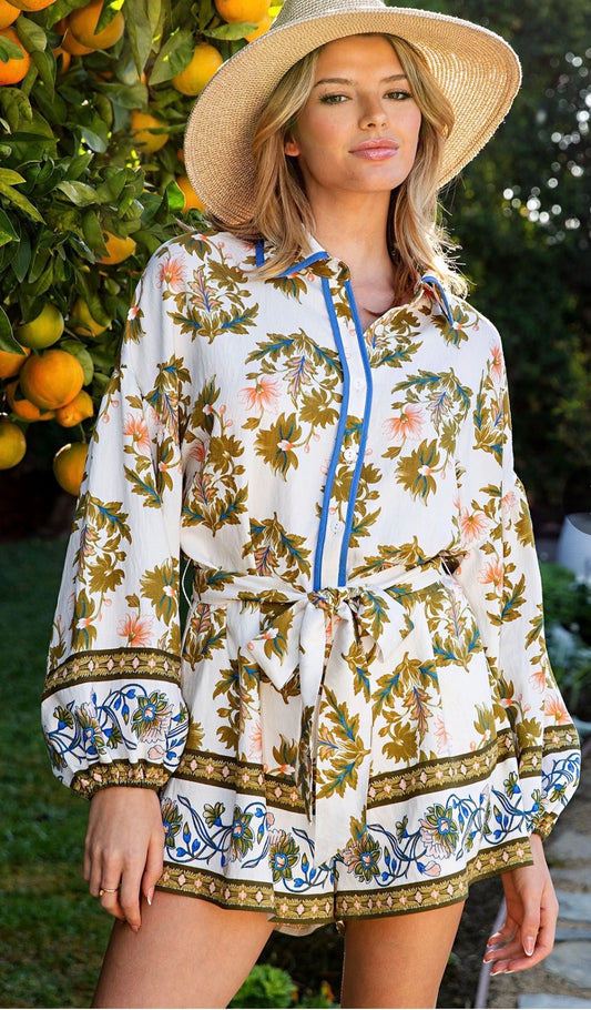 Floral Romper