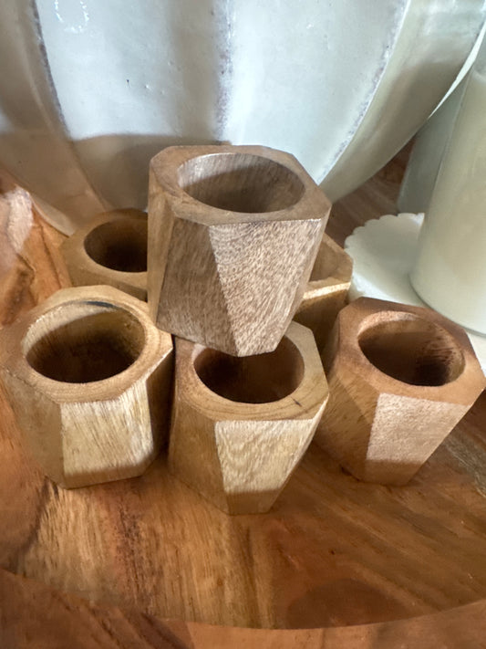 Mango Wood Napkin Rings
