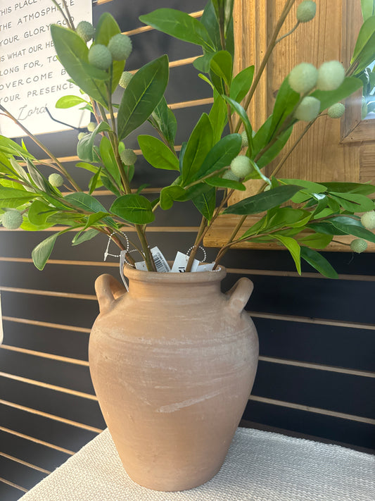 Terracotta Vase with Handles