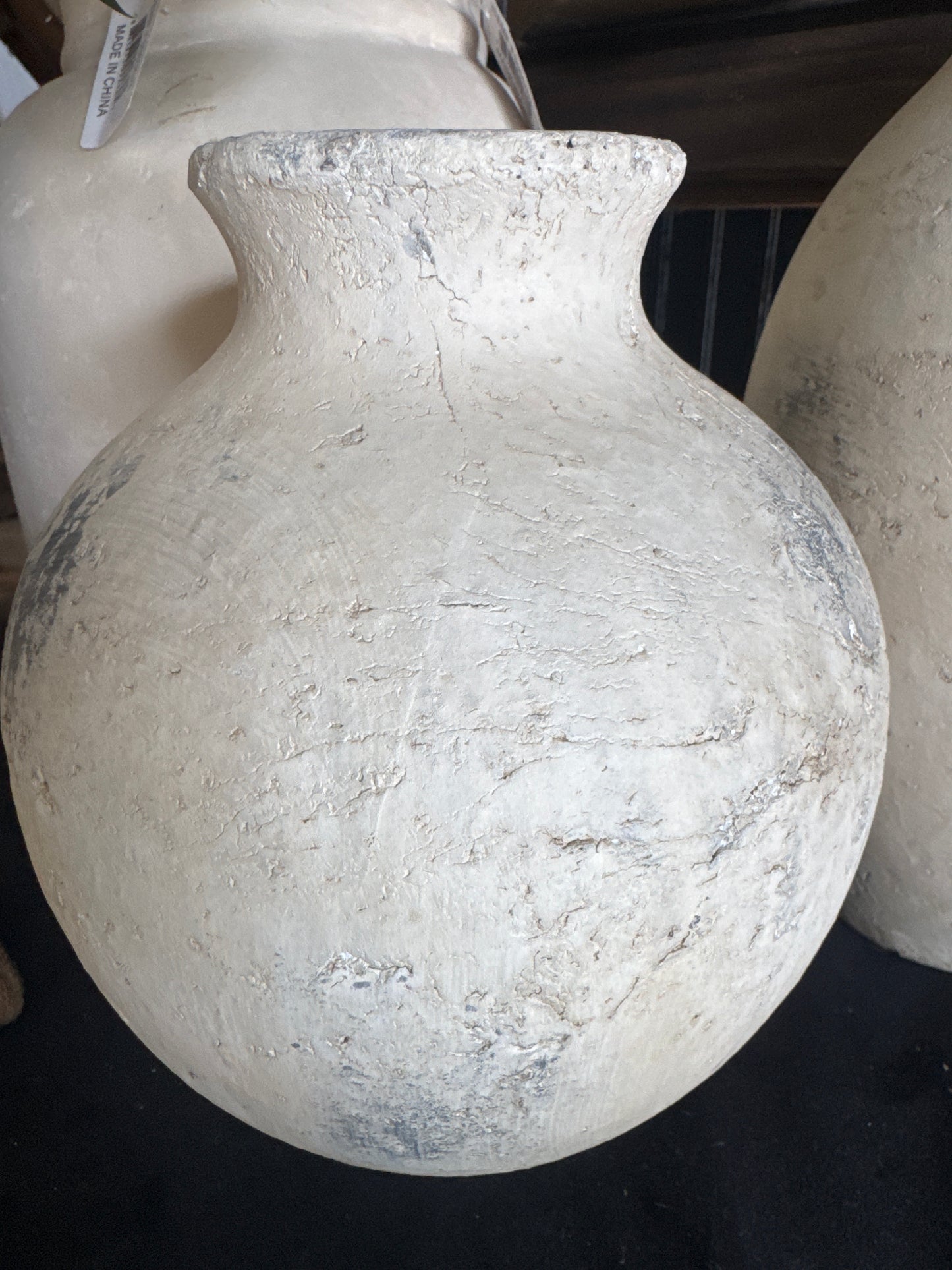 Cream Distressed Vases