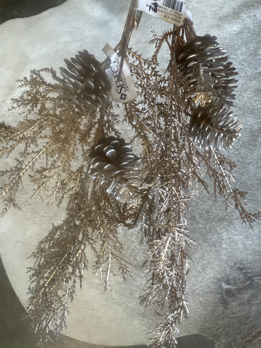 Champagne w/ Pinecone Stem