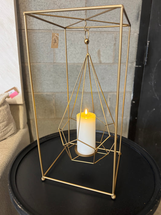 Gold Metal Lantern