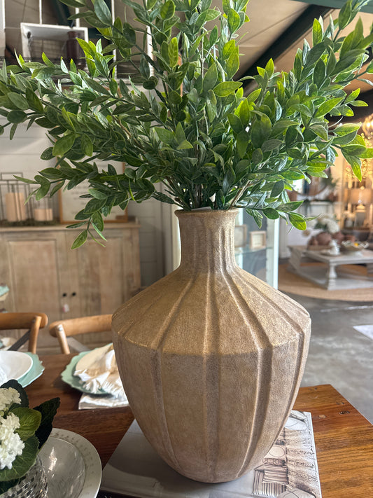 Gold Brushed Medium Vase