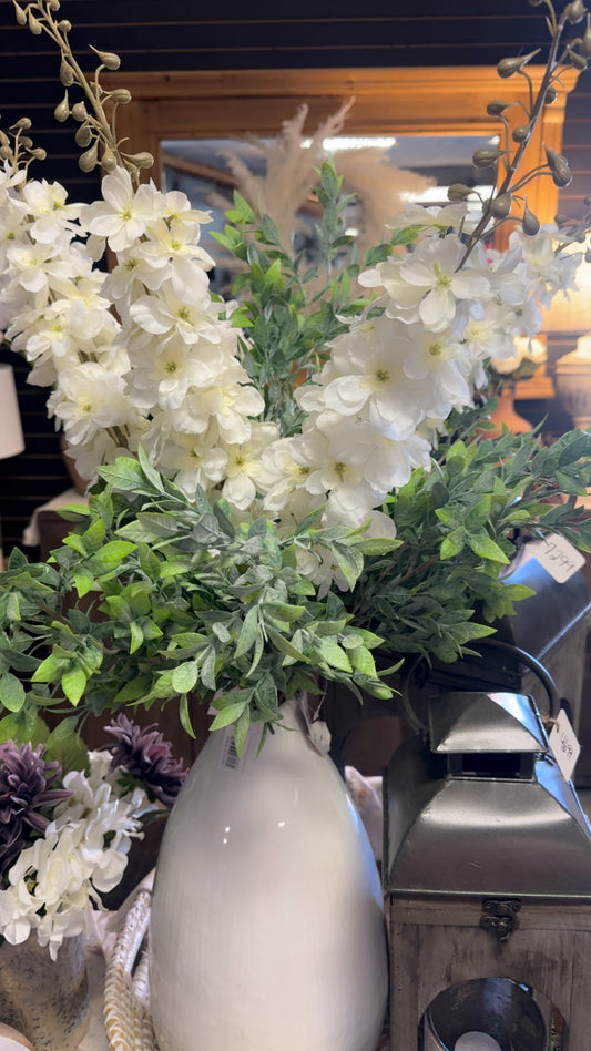 White Delphinium Stem