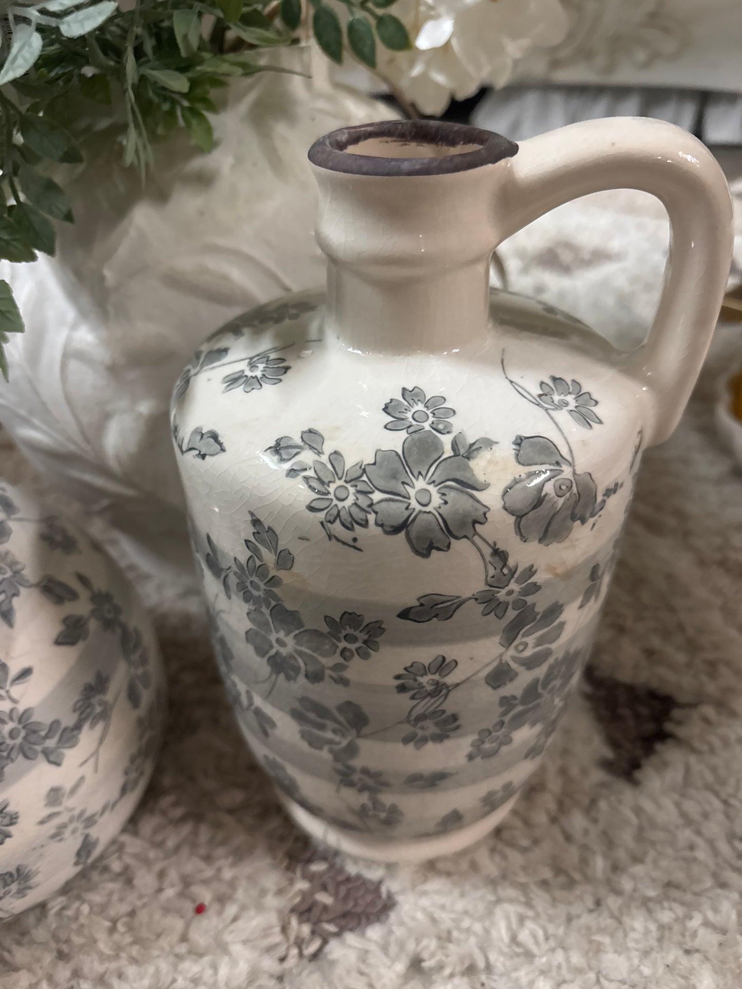 Blue White Jug A-3