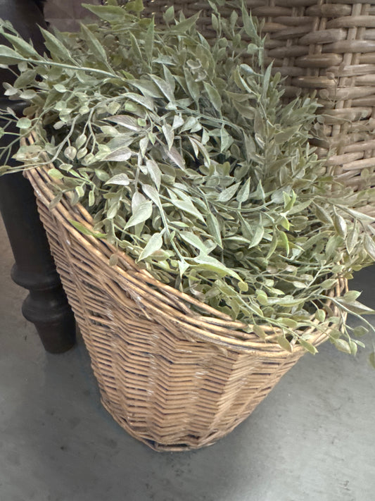 Hanging Wicker Basket
