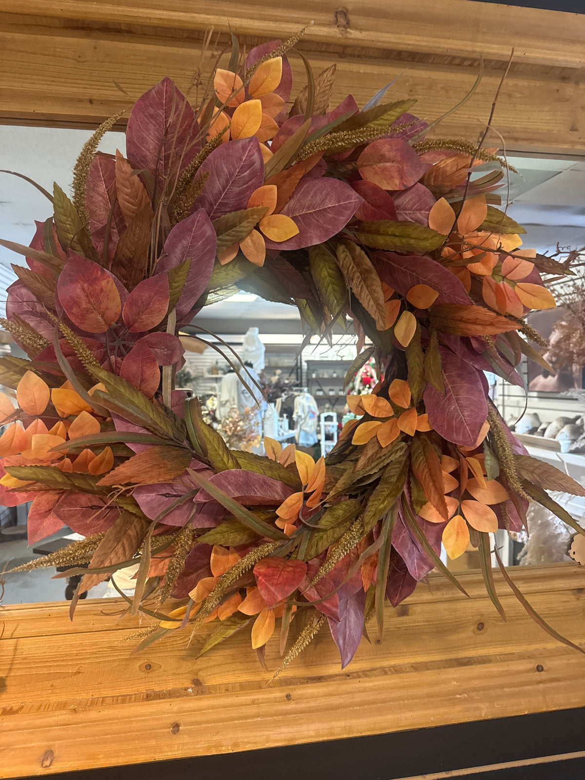 Fall Magnolia Wreath