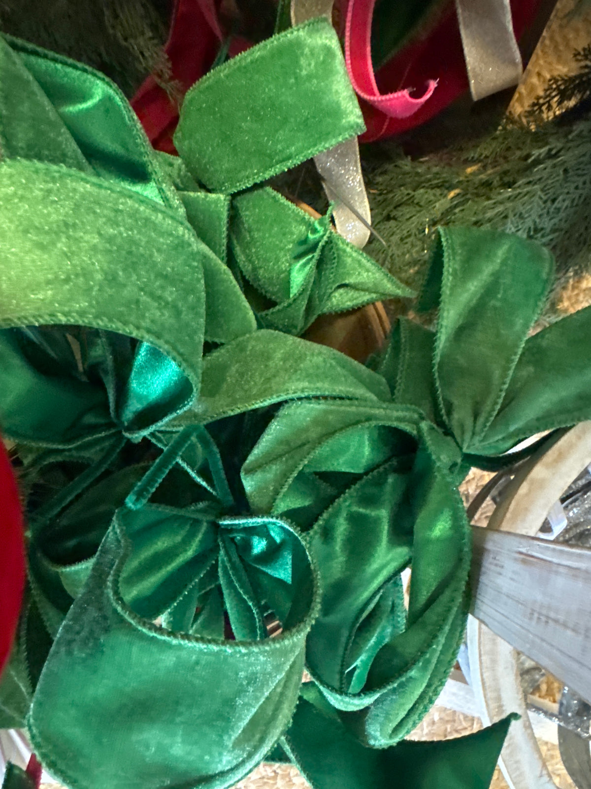 Green Single Bow