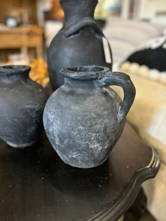 Charcoal Ceramic Pitcher