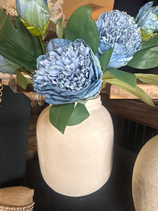 Paper Mache Pot 10.25”H