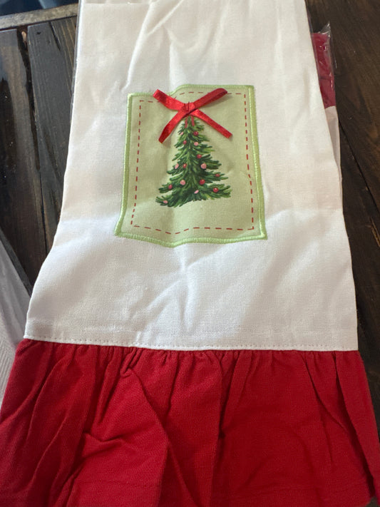 Tree Ruffle Towel