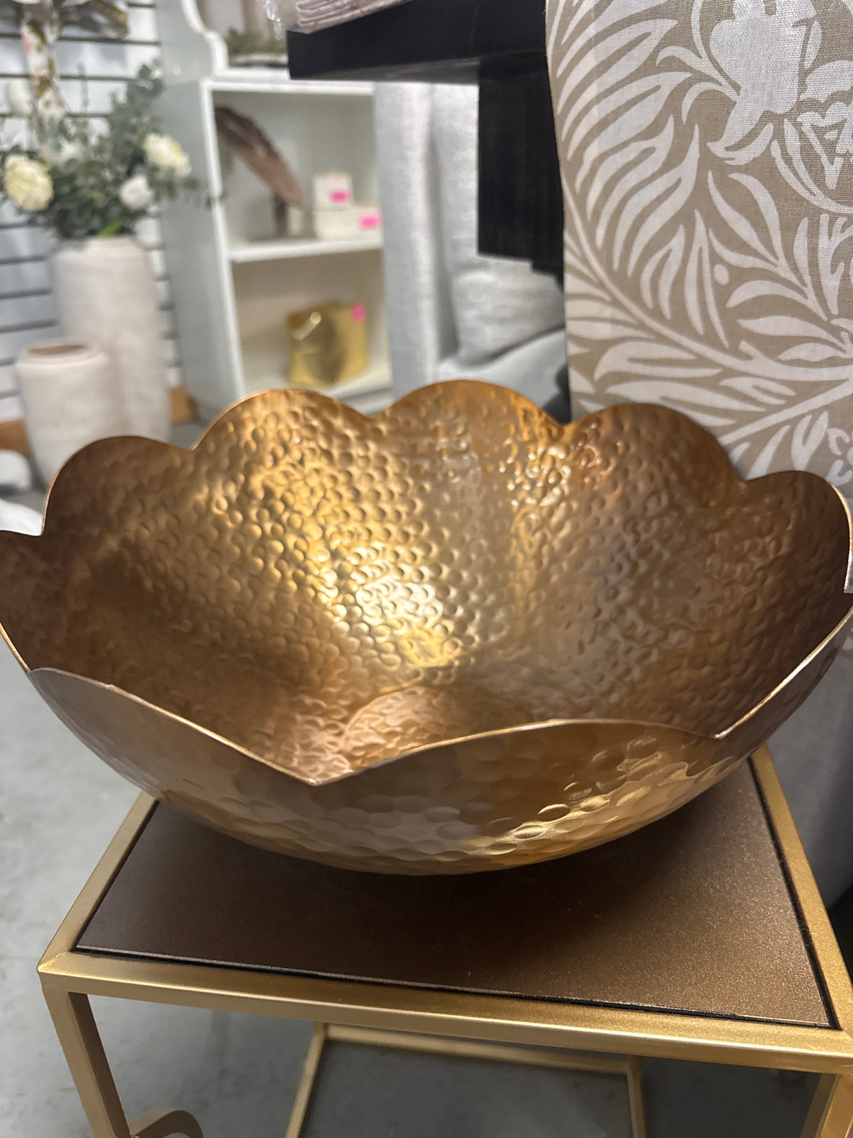 Vintage Gold Centerpiece