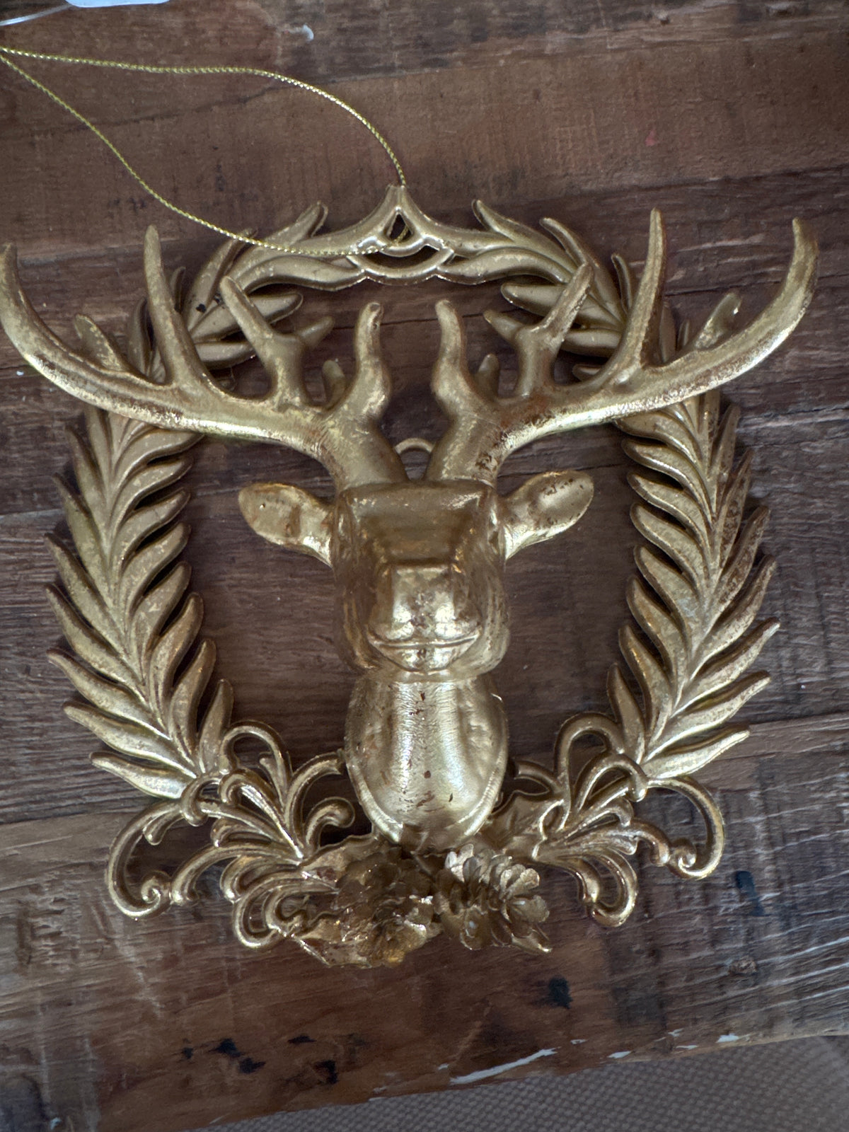 Deer Head on Wreath