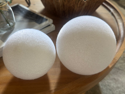 Fuzzy White Orn