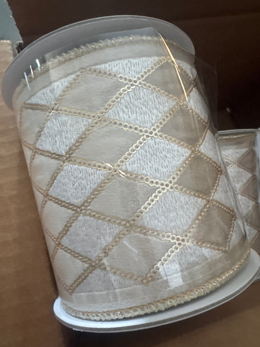 4” Diamond Ribbon