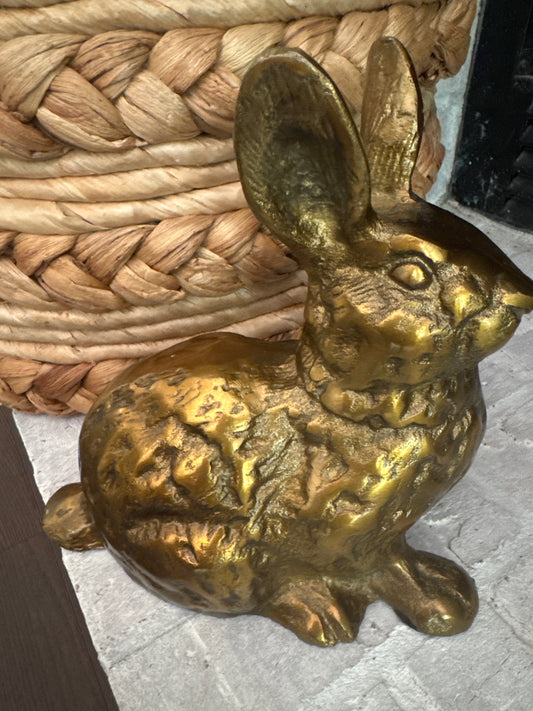 Gold Sitting Bunny