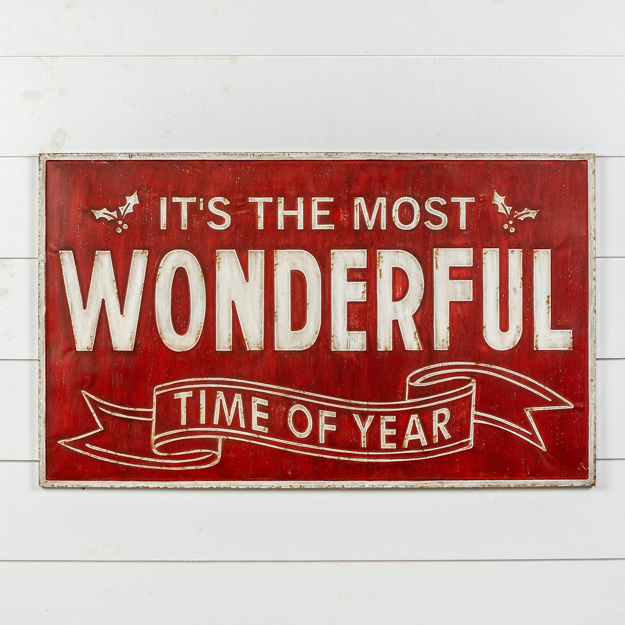 Most Wonderful Time Metal Sign ***LOCAL PICKUP ONLY***