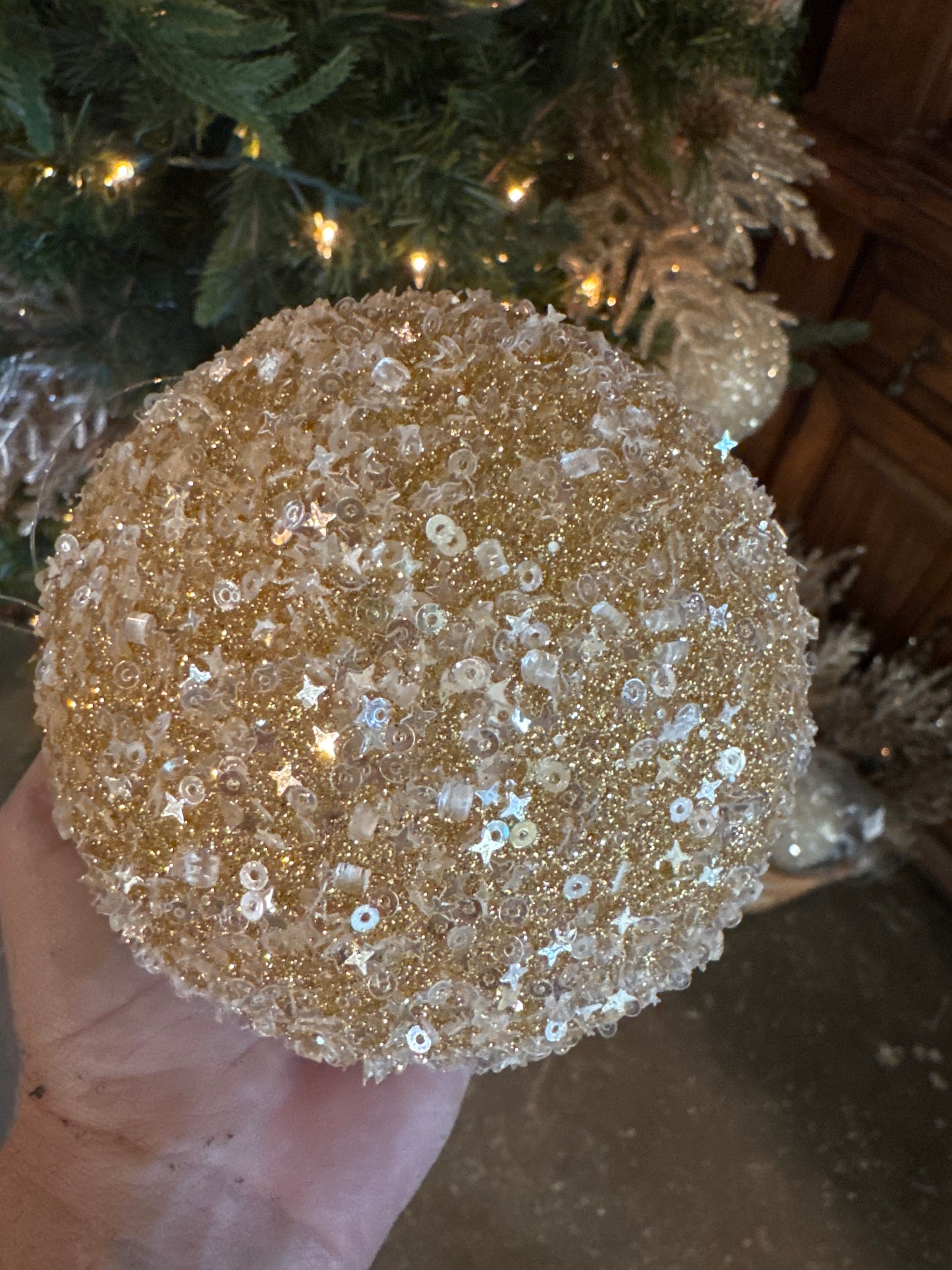 Gold Sparkle Ball