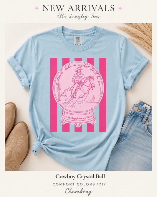 Crystal Ball Cowboy Ella Tee
