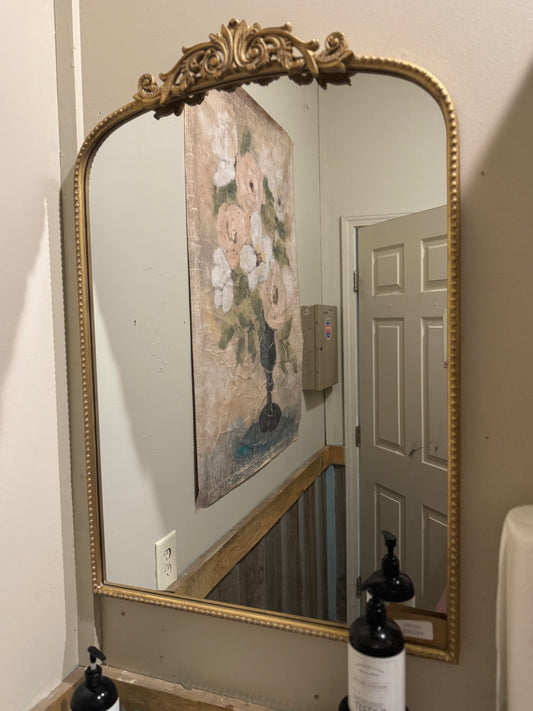 Gold Dotted Mirror