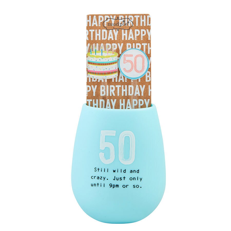 Silicone Birthday Wine Set