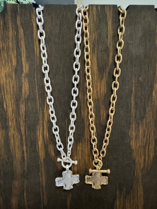 Small Cross Necklace