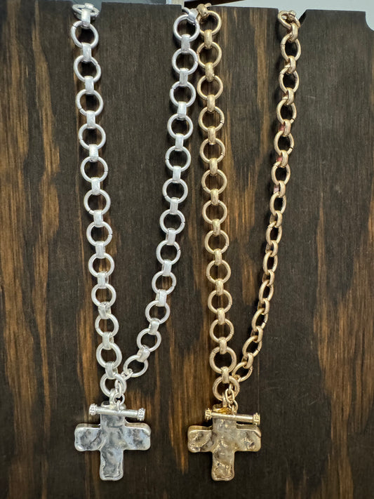 Large Cross Necklace