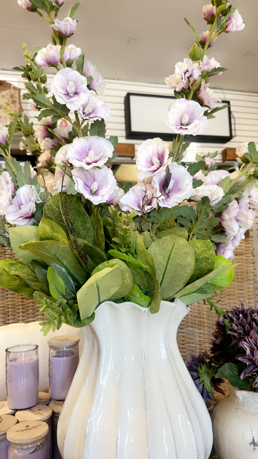 Purple Hollyhock Stem