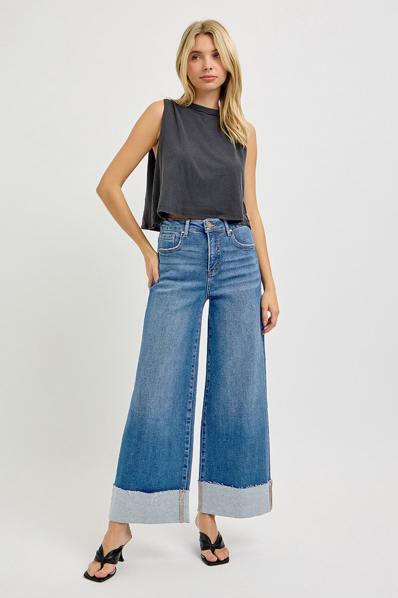 Risen Cuffed Jeans