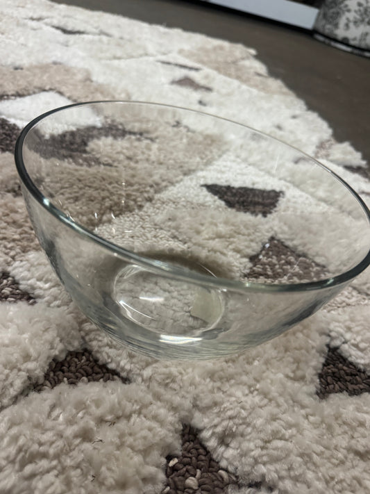 Thick Glass Bowl
