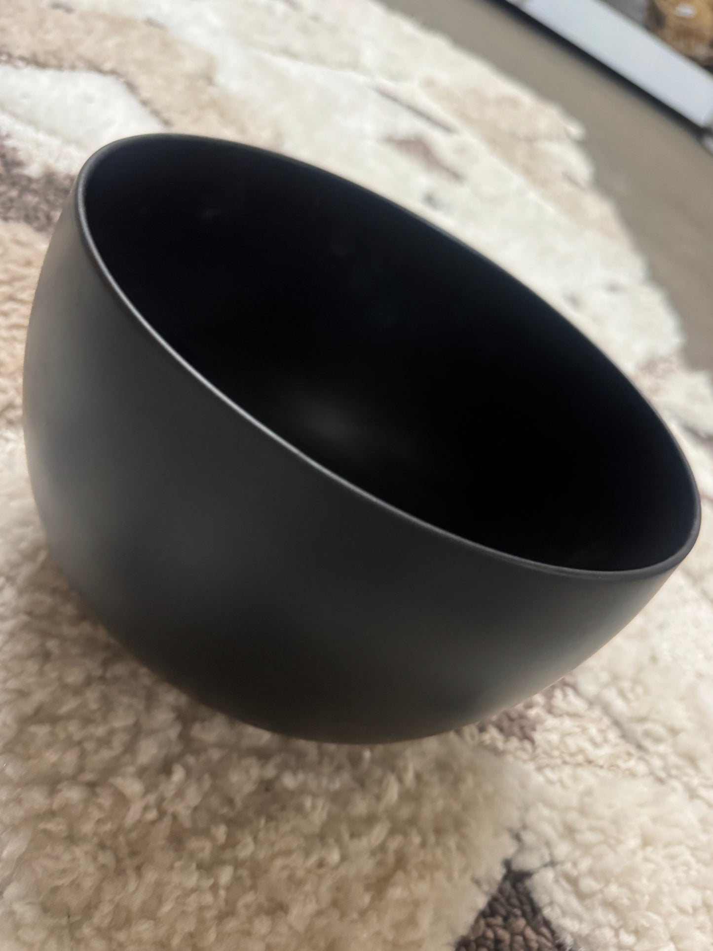 Black Metal Bowl