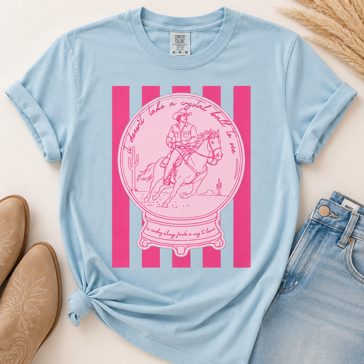 Crystal Ball Cowboy Ella Tee