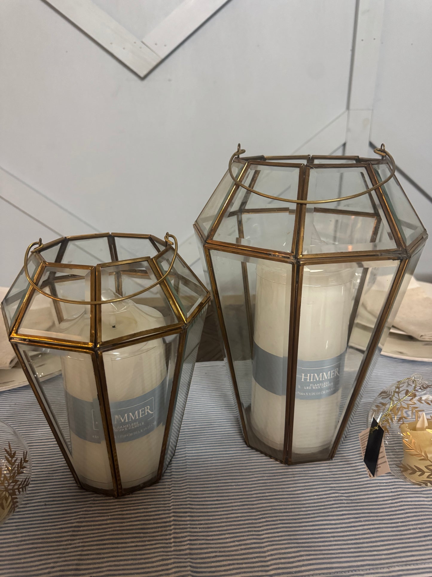 Glass Brass Lantern